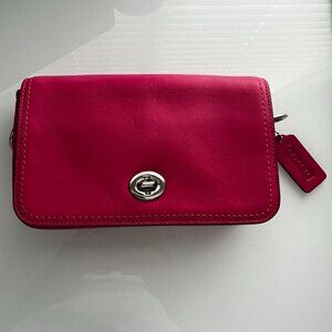COACH Magenta Penny Crossbody EUC